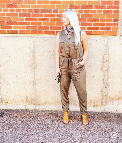 military inspired jumpsuit