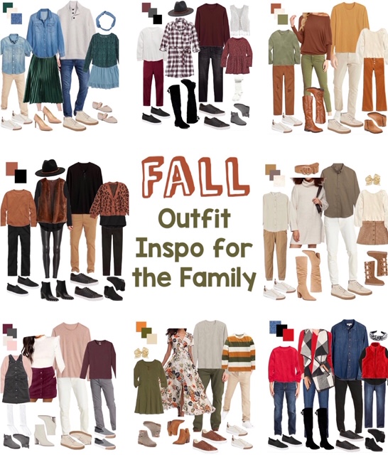 Fall Family Photo Color Schemes 2022