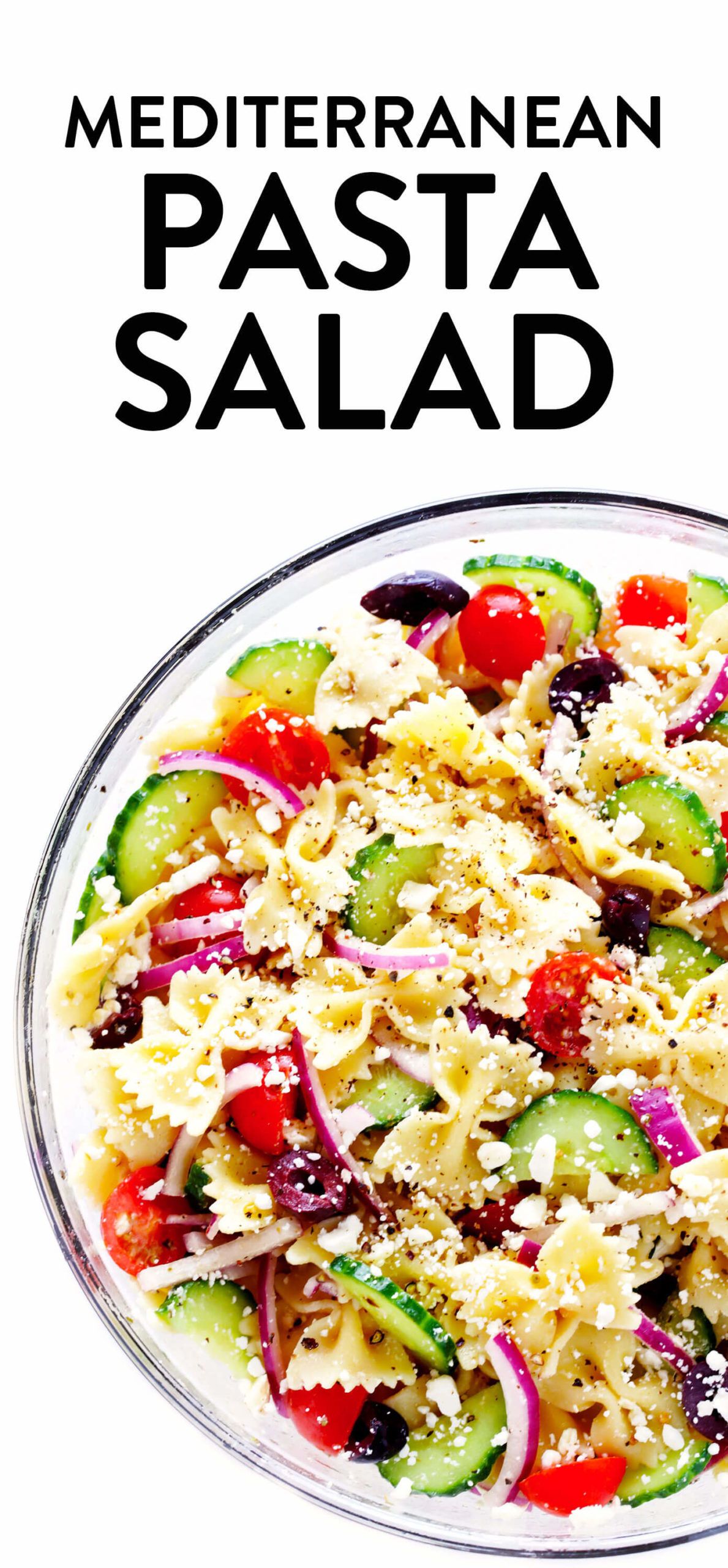 Easy + Affordable Mediterranean Pasta Salad | KingdomofSequins