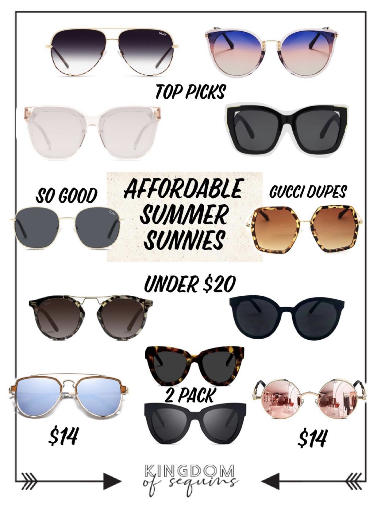 2021 Summer Capsule Wardrobe + Accessories | KingdomofSequins